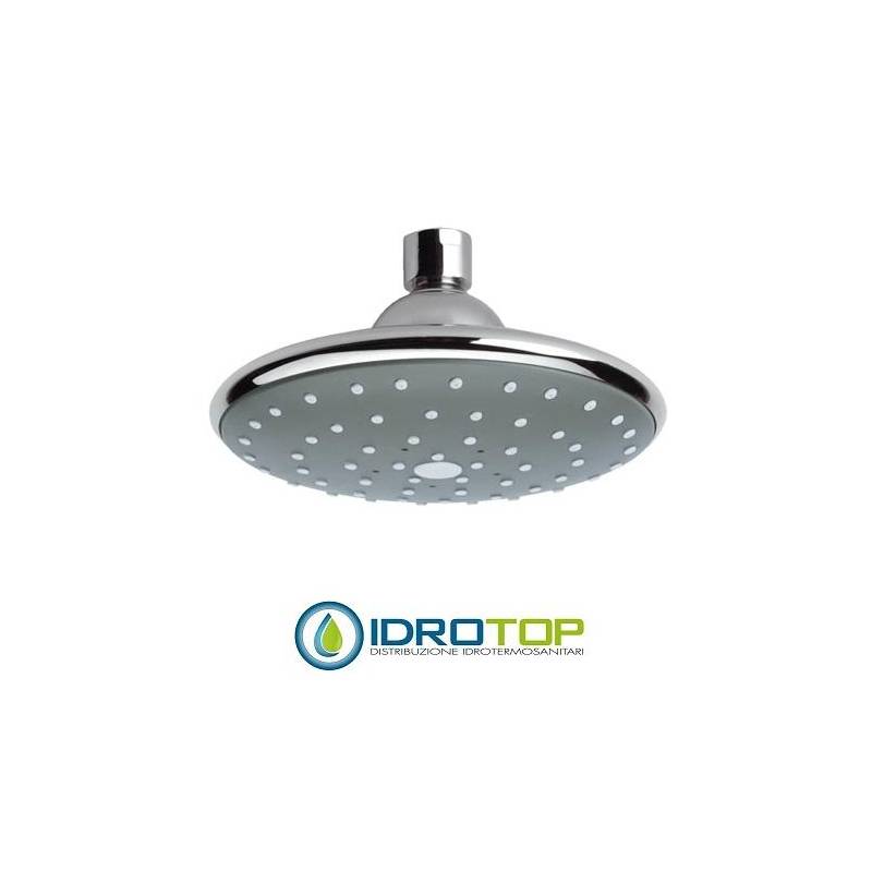 Soffione Doccia a PIOGGIA diam.16 cm con snodo e getti anticalcare ABS CROMATO Remer