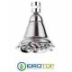 Soffione Doccia BELL a pioggia 30 GETTI con snodo Ottone Cromato Remer