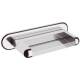 Soffione Doccia con getto a CASCATA con bordi arrotondati Ottone Cromato Remer