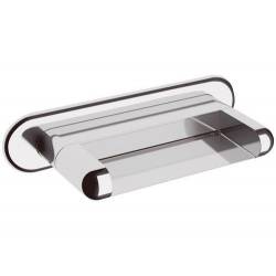 Soffione Doccia con getto a CASCATA con bordi arrotondati Ottone Cromato Remer
