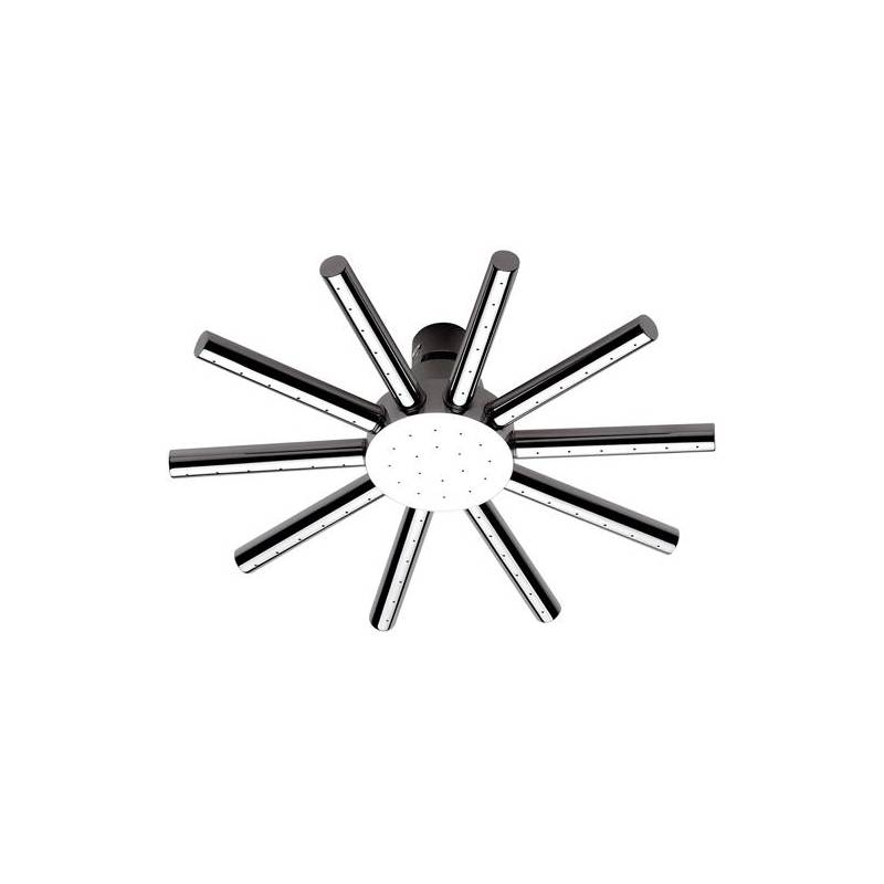 Soffione Doccia SUN a pioggia 114 GETTI diametro 25 cm con snodo Ottone Cromato Remer