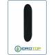 Radiatore in Vetro ELETTRICO ROUND colore NERO minimo ingombro-Ponsi Scaldasalviette