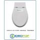 Copriwater Pozzi Ginori CONCHIGLIA BIANCO Cerniera Cromo-Sedile-Asse Wc 