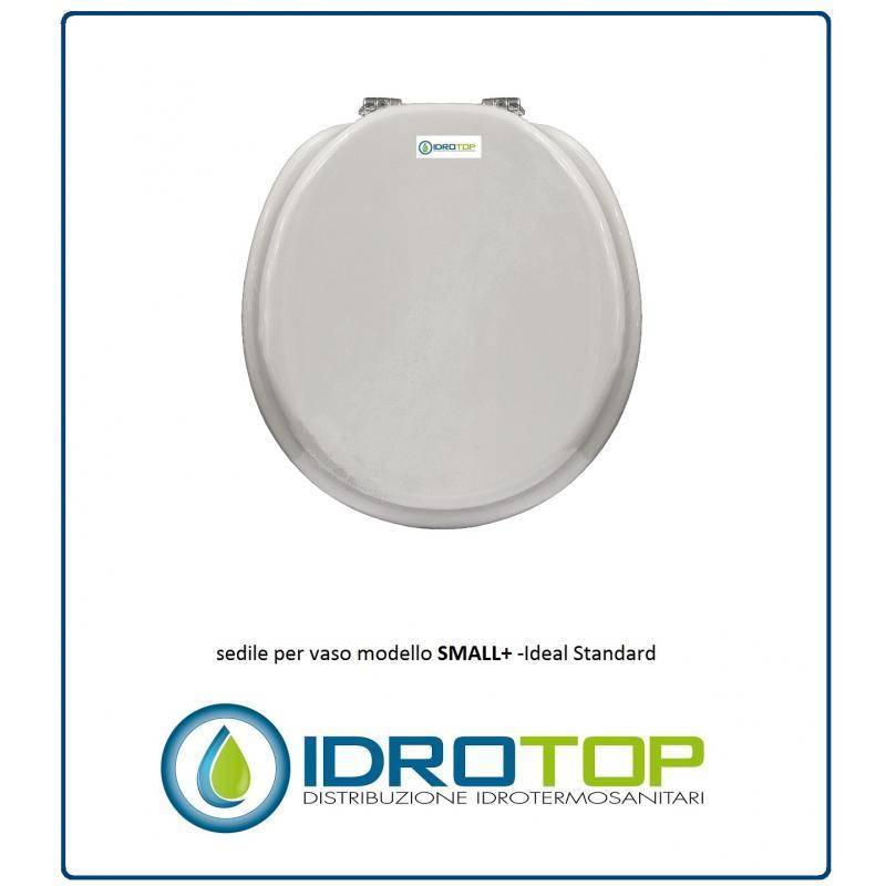 Copriwater Ideal Standard  SMALL BIANCO EURO Cerniera Cromo-Sedile-Asse Wc
