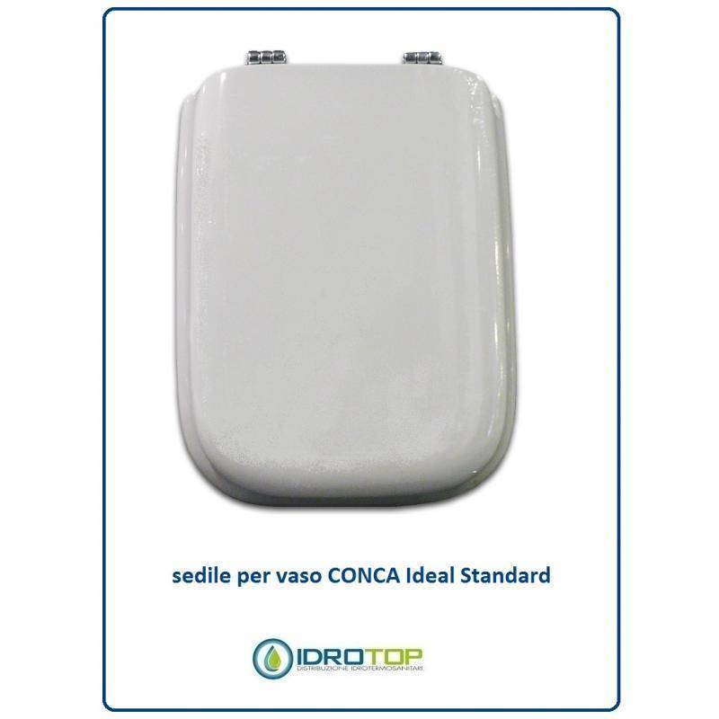 Copriwater Ideal Standard  CONCA BIANCO  Cerniera Oro-Sedile-Asse Wc
