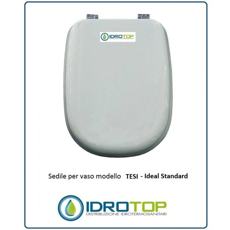 Copriwater Ideal Standard  TESI BIANCO I.S.  Cerniera Oro-Sedile-Asse Wc