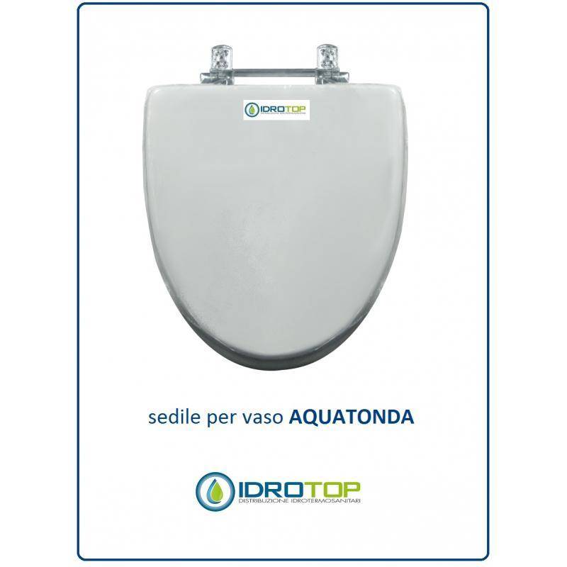 Copriwater Ideal Standard  AQUATONDA BIANCO I.S.  Cerniera Oro-Sedile-Asse Wc