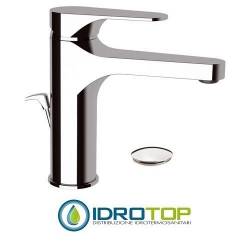 Miscelatore CLASS LINE  LAVABO L alto con scarico Cromato Remer