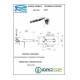 Miscelatore CLASS LINE  LAVABO incasso con piastra rettangolare in ottone cromato Cromato Remer