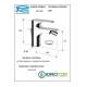 Miscelatore CLASS LINE  BIDET con scarico Cromato Remer