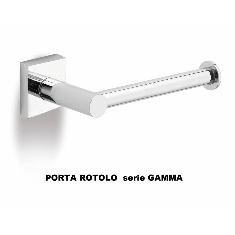Porta Rotolo Sidney/Gamma da Parete finitura Cromata.Ibb
