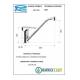 Miscelatore CLASS LINE  LAVELLO con bocca girevole Cromato Remer