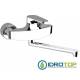 Miscelatore CLASS LINE  LAVELLO a muro Cromato Remer