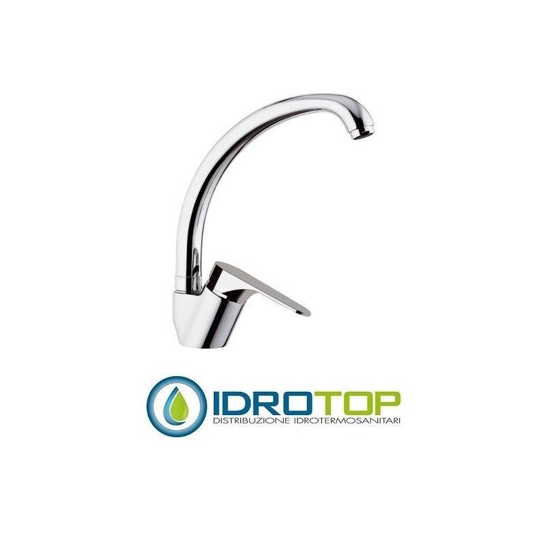 Miscelatore CLASS LINE  LAVELLO con bocca tipo lusso Cromato Remer