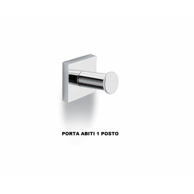 Porta Abito Appendino Sidney/Gamma da Parete.Finitura Cromo.Ibb