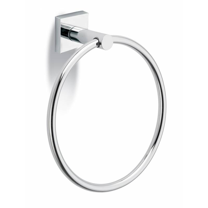 Porta Salviette ad Anello Sidney/Gamma da Parete.Finitura Cromo.Ibb