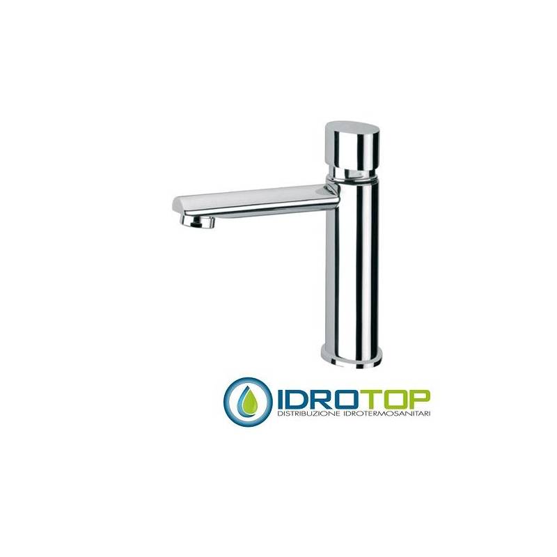 Rubinetto TEMPOR LAVABO temporizzato 1/2", linea ovale in ottone cromato Remer