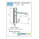 Rubinetto TEMPOR LAVABO temporizzato 1/2", linea ovale in ottone cromato Remer