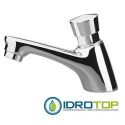 Rubinetto TEMPOR LAVABO temporizzato a collo cigno, 1/2", cromato Remer
