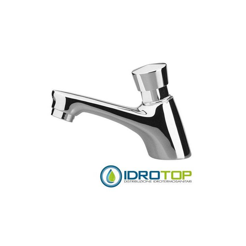 Rubinetto TEMPOR LAVABO temporizzato a collo cigno, 1/2", cromato Remer