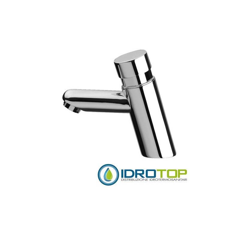 Rubinetto TEMPOR LAVABO temporizzato a collo cigno, Minimal, 1/2", cromato Remer