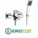 Miscelatore QUBIKA VASCA ESTERNO con doccia Duplex cromato Remer
