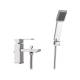 Miscelatore QUBIKA  VASCA /LAVABO monoforo con deviatore integrato e kit doccia cromato Remer