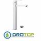 Miscelatore QUBIKA  LAVABO extra Alto XL con Scarico Click-Clack cromato Remer