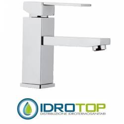 Miscelatore QUBIKA  LAVABO senza scarico cromato Remer