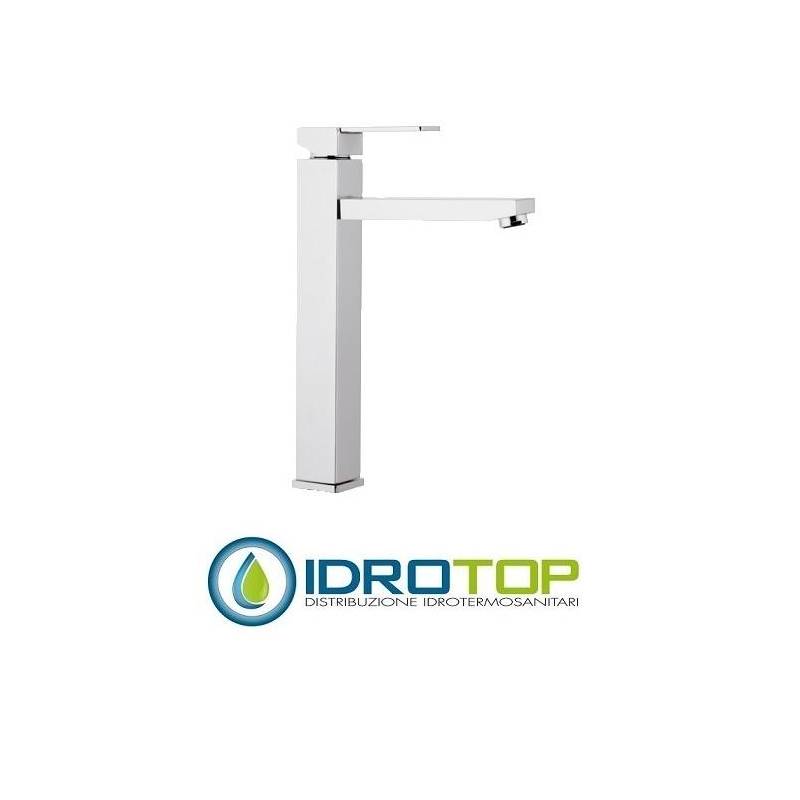 Miscelatore QUBIKA  LAVABO ALTO L senza scarico  cromato Remer