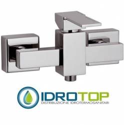 Miscelatore QUBIKA  DOCCIA monocomando esterno cromato Remer